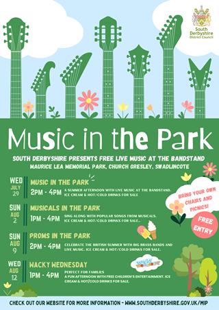Music in the park 2026
